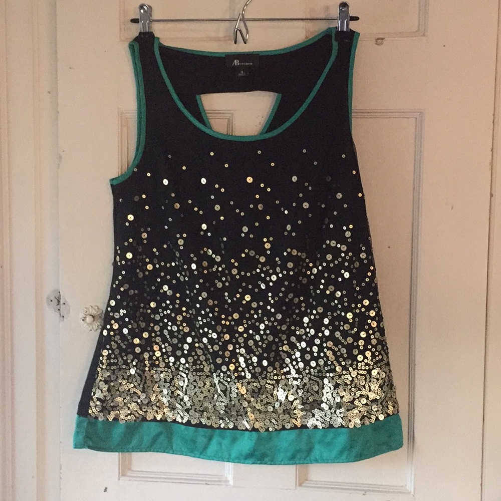 Sequin Shirt by AB Studio Size M